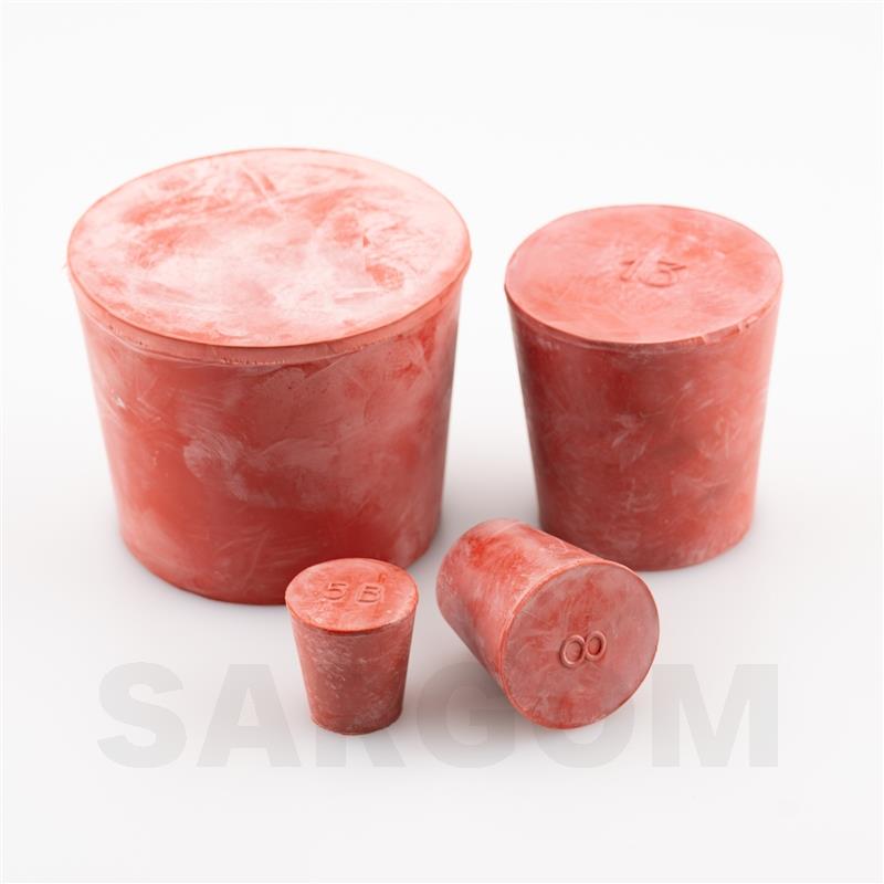 Red rubber CONIC PLUGS